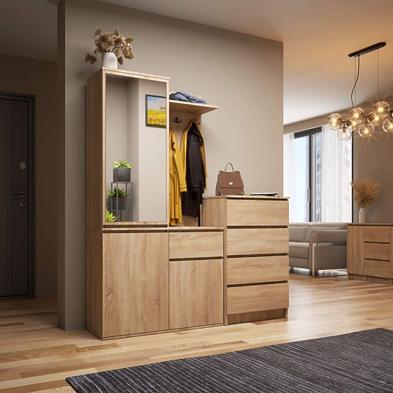 ENTRO PK ELŐSZOBA BÚTORSONOMA TÖLGY