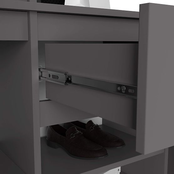 ENTRO PK ELŐSZOBA SZETT GRAFIT SZÜRKE