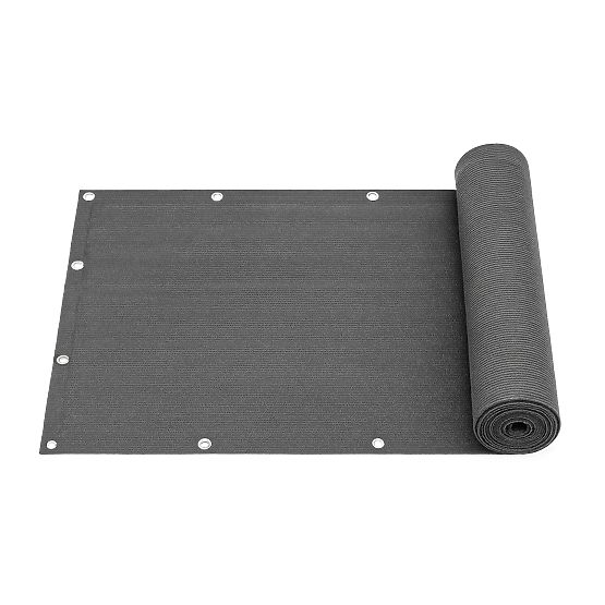 Erkély árnyékoló szerelvényekkel 150x500 cm árnyékoló háló + telepítő elemek szürke MultiGarden