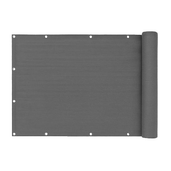 Erkély árnyékoló szerelvényekkel 150x500 cm árnyékoló háló + telepítő elemek szürke MultiGarden