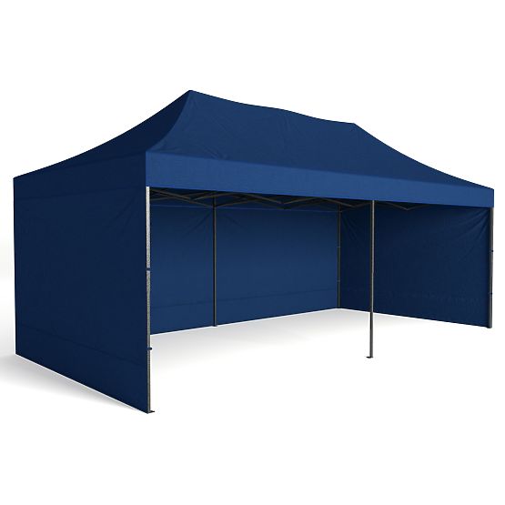Expressz kereskedelmi pavilon - 3x6 m - kék