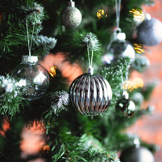 EZÜST KARÁCSONYI GÖMBÖK 36DB 311433C