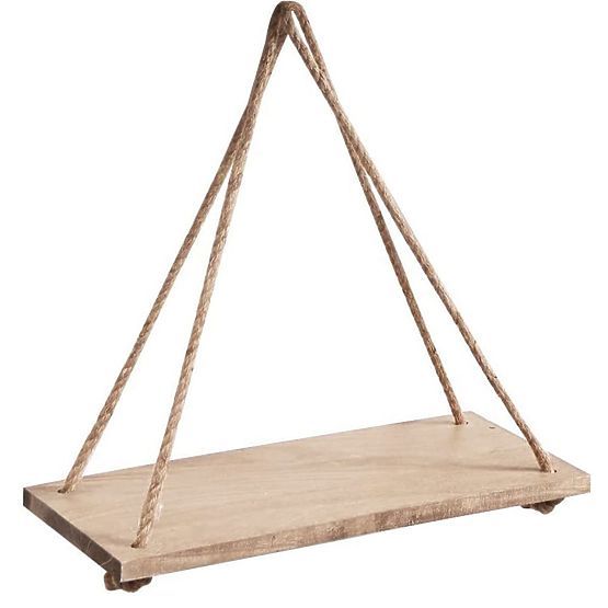 Fa fali polc - fehér