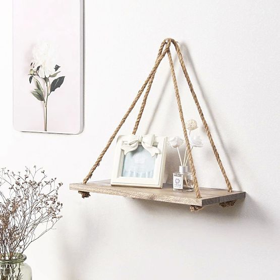 Fa fali polc - fehér