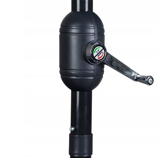 Fali fél napernyő teraszra 2,7m zöld