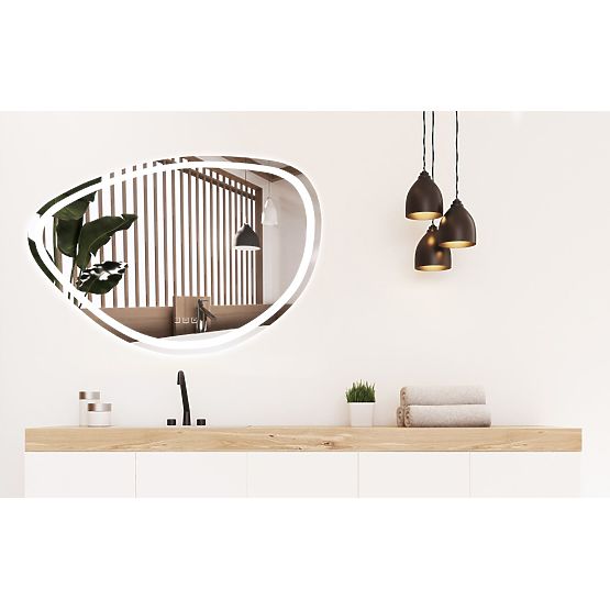 FALI LED TÜKÖR BLUETOOTH FUNKCIÓVAL 70x100cm FOG