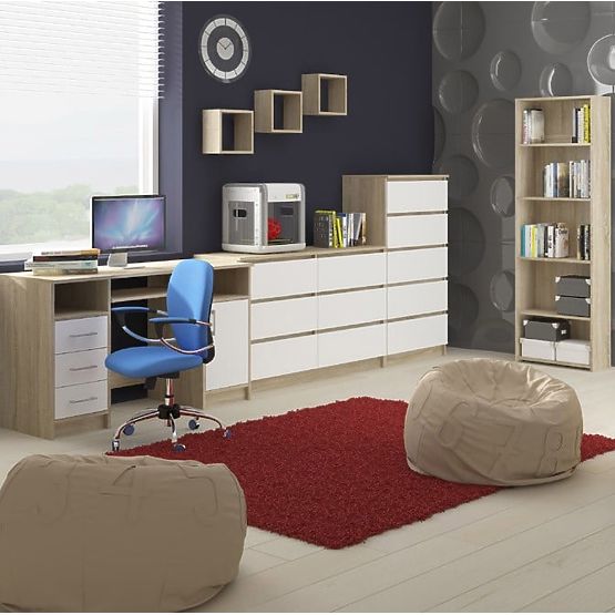 FALI POLC K 25x25cm 3DB KÉSZLET SONOMA TÖLGY