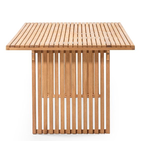 Familis ll kerti asztal, 240 cm, teak megjelenés, FSC eukaliptusz fa