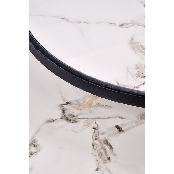 FATIMA 2 padkészlet, fehér márvány / fekete (1p=1db)