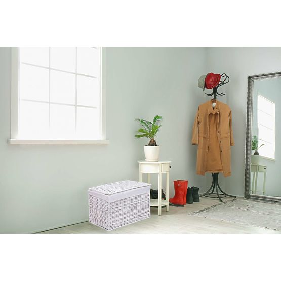 Fehér fonott láda 160 L