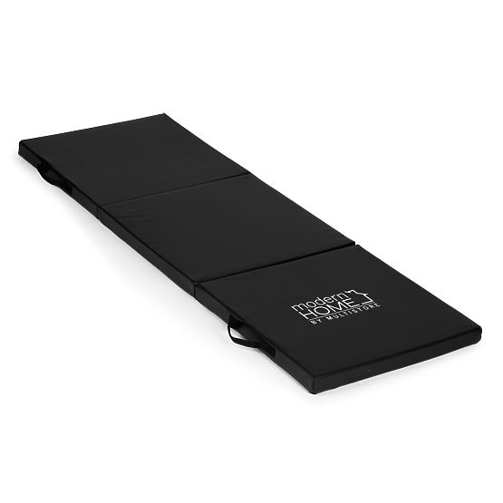 Fekete tornaszőnyeg fitneszhez 182x60cm