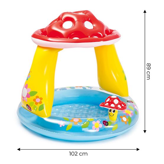 Felfújható gyermekmedence kalapos tetővel Intex 57114