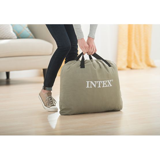 Felfújható matrac 191x99 cm pumpával egyszemélyes INTEX DELUXE 64412ND