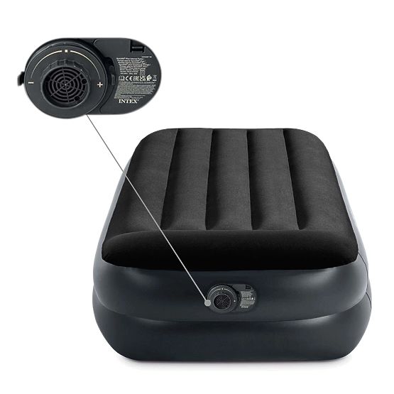 Felfújható matrac egy személy részére 191x99x42 cm beépített elektromos pumpával INTEX 64122 ágy