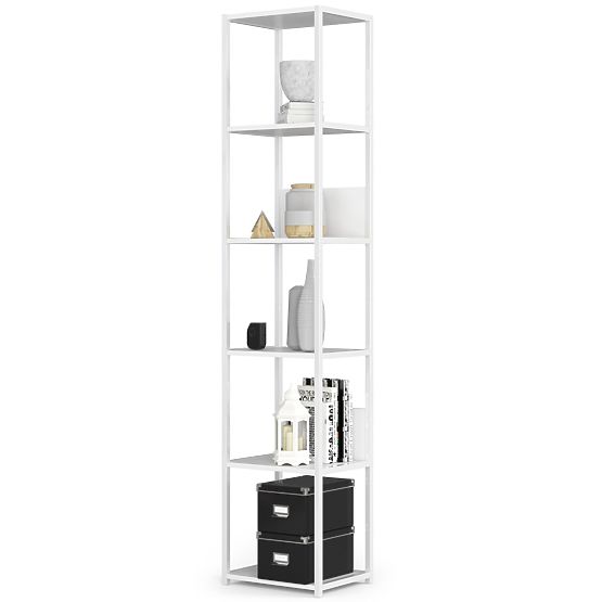 FÉM LOFT POLC 400 FEHÉR/FEHÉR
