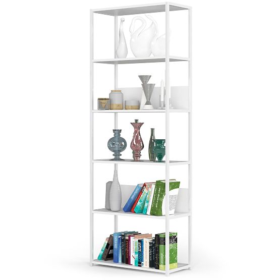 FÉM LOFT POLC 700 FEHÉR/FEHÉR