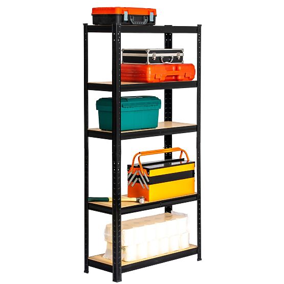 FÉM POLC 70x30x154 FEKETE