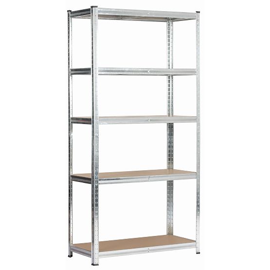 FÉM POLC 90x40x180 EZÜST