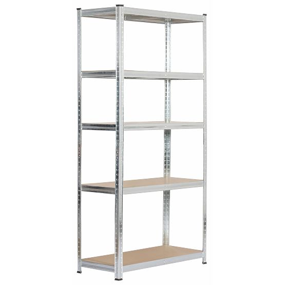 FÉM POLC 90x40x180 EZÜST