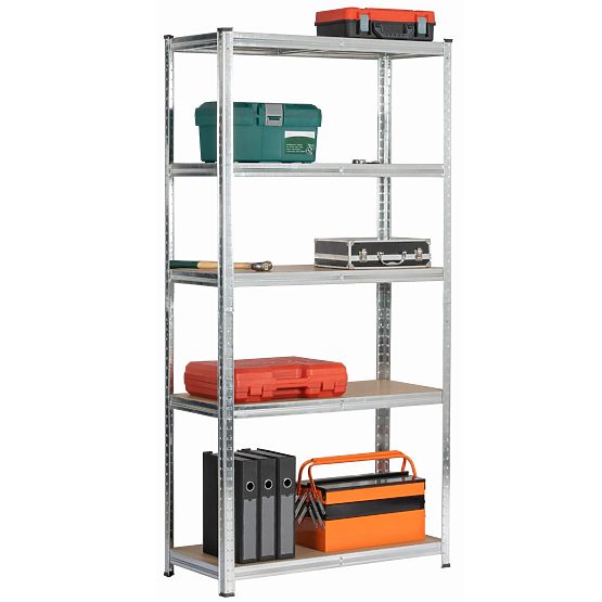 FÉM POLC 90x40x180 EZÜST