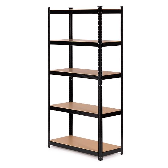 Fém raktári polc garázsba és pincébe 5 polccal