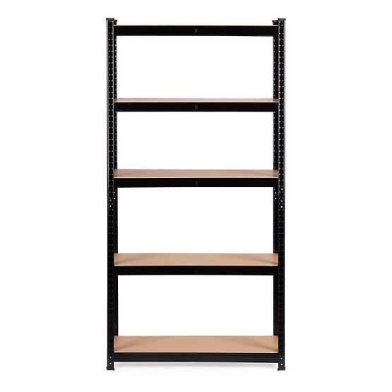 Fém raktári polc garázsba és pincébe 5 polccal