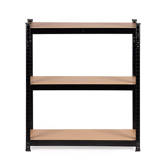 Fém raktári polc garázsba és pincébe 5 polccal