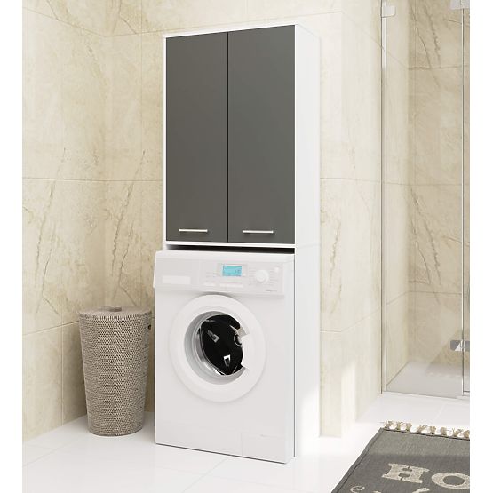 FIN 180 MOSDÓ OSZLOP MOSÓGÉP TELJES 2D - FEHÉR / SZÜRKE