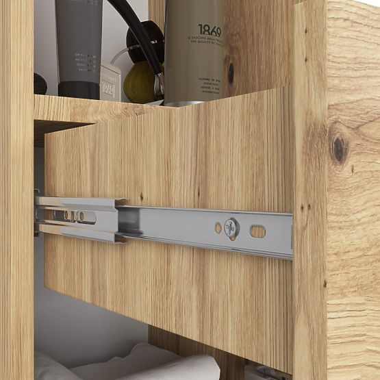 FIN FÜRDŐSZOBAI OSZLOP POLC 30 2D 1SZ 1W 140cm ARTISAN TÖLGY