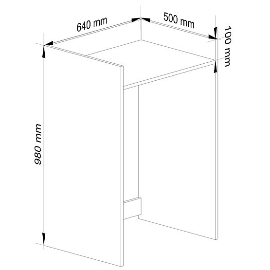FIN MOSÓGÉP SZEKRÉNY GRAFIT SZÜRKE
