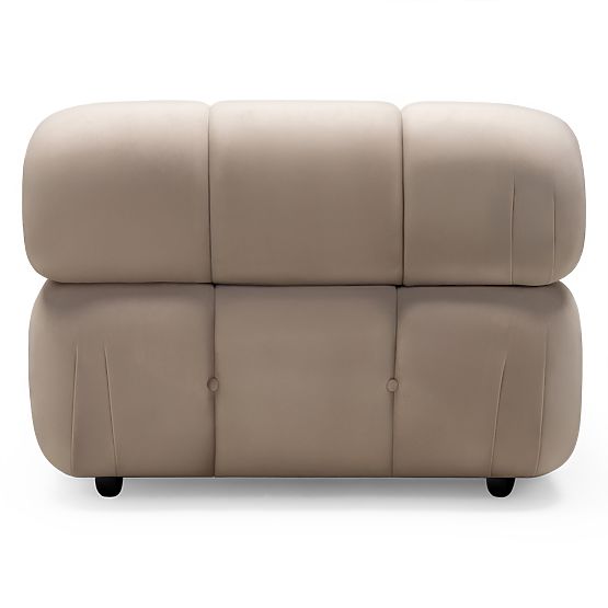 Fluf Big bal oldali modul világos bézs, bársony