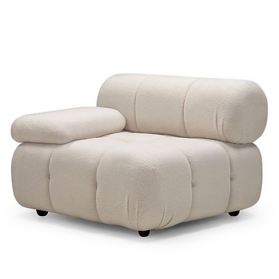 Fluf Big bal oldali modul világos bézs, boucle