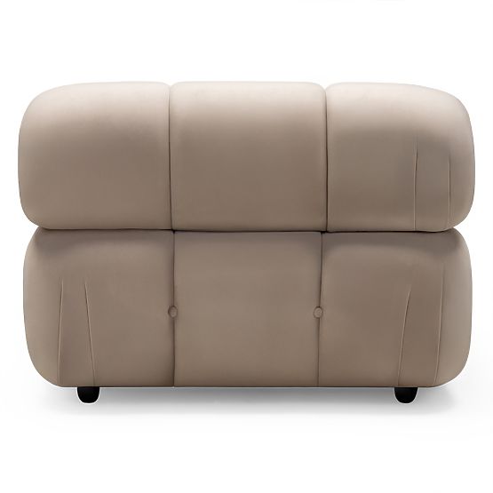 Fluf Big jobb oldali modul világos bézs, bársony