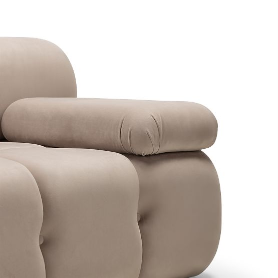 Fluf Big jobb oldali modul világos bézs, bársony