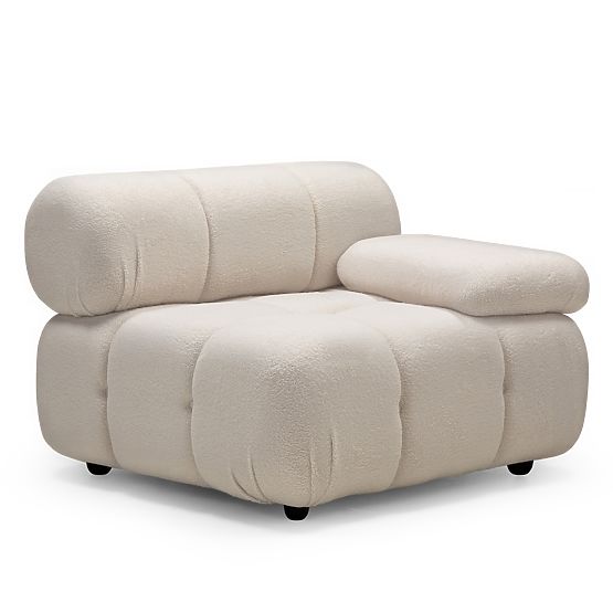 Fluf Big jobboldali modul világos bézs, boucle