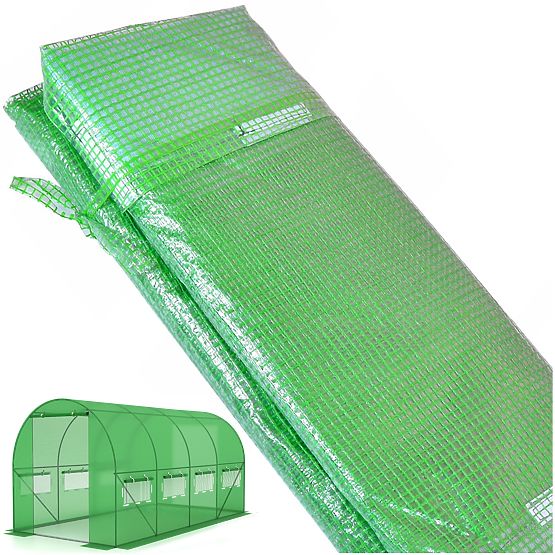 Fóliaalagút borítás kerti üvegházhoz 2,5x4 m