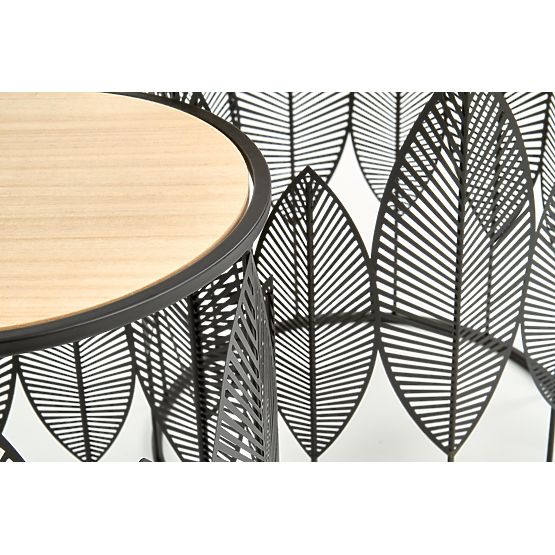 FOLLA 2 pados padkészlet fekete / természetes (1p=1db)