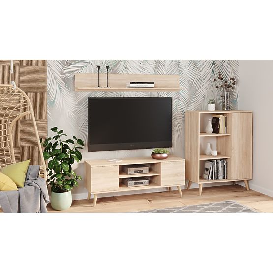 Fondi szekrény sonoma tölgy, skandináv