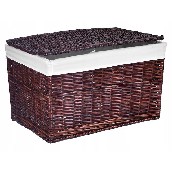 Fonott láda 105L 66x40x40 cm barna