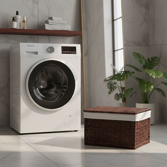 Fonott láda 65L 56x34x34 cm barna