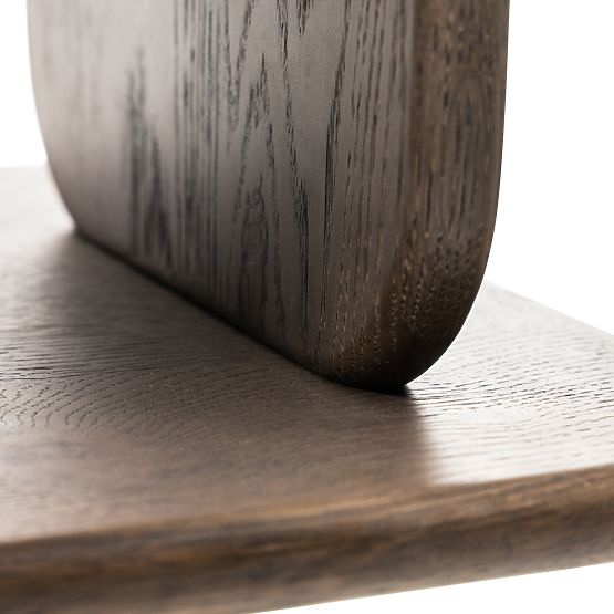 Fonticelle lekerekített polc, tömör tölgyfa, furnér, eszpresszó