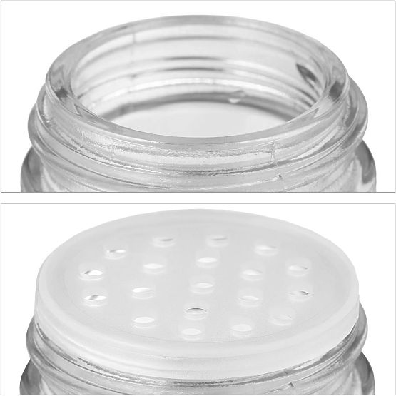 Forgó fűszertartó ROTOR BLACK 20 üveg + 72 matrica