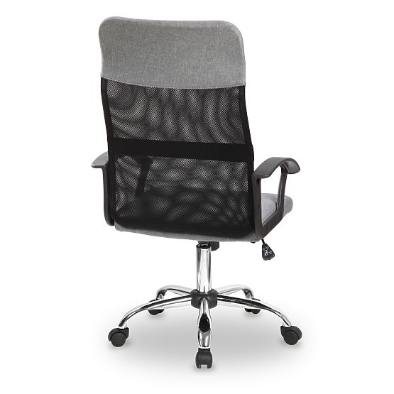 Forgó irodai szék hálós háttámlával szürke