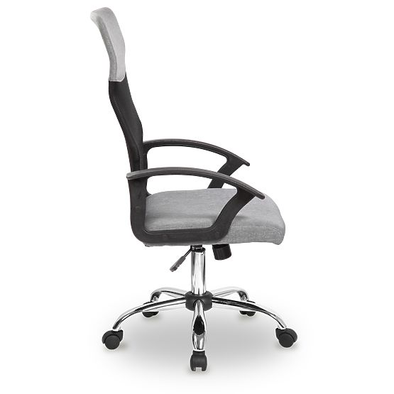 Forgó irodai szék hálós háttámlával szürke