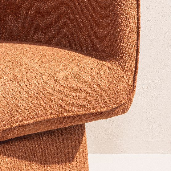 Forgószék One réz, boucle