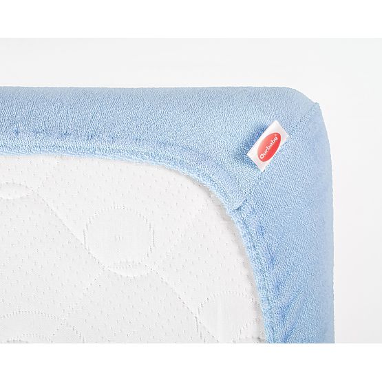 Frottír lepedő 200x90 cm - világoskék