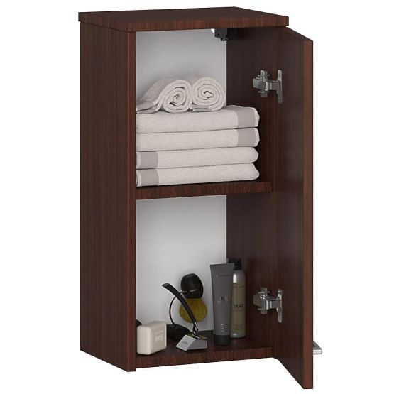 FÜGGŐ FÜRDŐSZOBA SZEKRÉNY FIN W30 1D WENGE