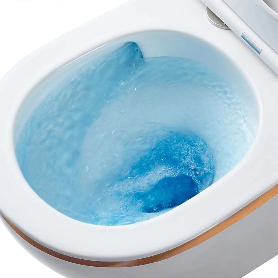 Függesztett WC-csésze Rea Carlo Mini Tornado ARANY SZEGÉLY