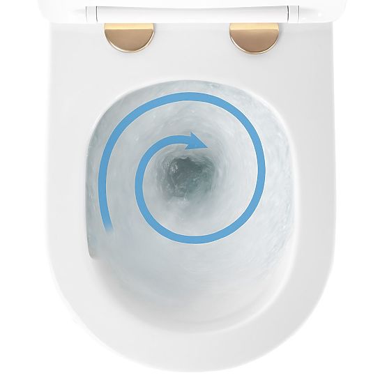 Függesztett WC-csésze Rea Carlo Mini Tornado NFQ GOLD EDGE