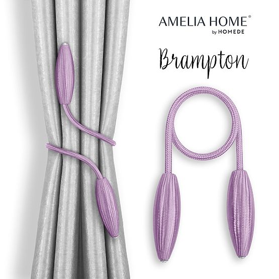 Függönyök - BRAMPTON kiegészítők orgonalila színben ameliahome